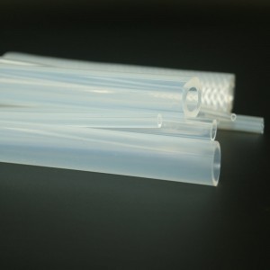 Värmebeständiga hög transparenta silikongummi rör för maskiner